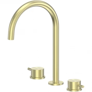 Смеситель для раковины Abber Wasser Kreis 316 AF8108BG-M Золото матовый