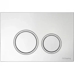 Кнопка смыва Tece TECEspring R 9940101 для инсталляции, хром/матовый хром/хром