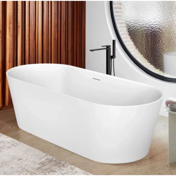 Акриловая ванна BelBagno BB416-2000-850 200x85 см, отдельностоящая, белый