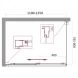 Душевой уголок 110-125x80 см BelBagno UNIQUE-AH-1-110/125-80-C-Cr прозрачное