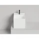 Раковина-чаша Salini S-Sense Armonia Square Top 03 130513TG 45x45 см, накладная, белый глянец