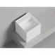 Раковина-чаша Salini S-Sense Armonia Square Top 03 130513TG 45x45 см, накладная, белый глянец