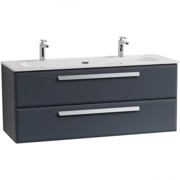 Тумба под раковину Cezares Eco ECO-CER-N-1200-2C-SO-GR-P 100 см, подвесная, Grafito