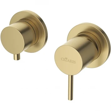 Смеситель для ванны Cezares Leaf LEAF-VDIM3-L-SR