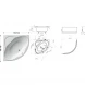 Акрилоая ванна NewDay PU PLUS 150x150 Ravak C681000000