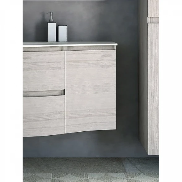 Шкаф одностворчатый 34x55 см Rovere Sbiancato  R Cezares Vague 54848