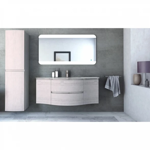 Шкаф одностворчатый 34x55 см Rovere Sbiancato  R Cezares Vague 54848