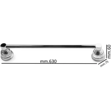 Полотенцедержатель Boheme Aura 10242-G 63 см, золотой