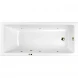 Акриловая гидромассажная ванна 159,5x70 см Whitecross Wave Slim 0111.160070.100.SOFT.BR