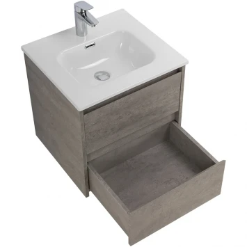 Тумба под раковину BelBagno Kraft KRAFT-500-2C-SO-CG 50 см, подвесная, Cemento Grigio