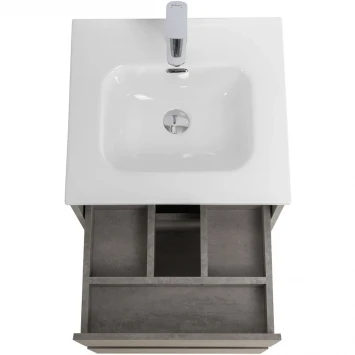 Тумба под раковину BelBagno Kraft KRAFT-500-2C-SO-CG 50 см, подвесная, Cemento Grigio