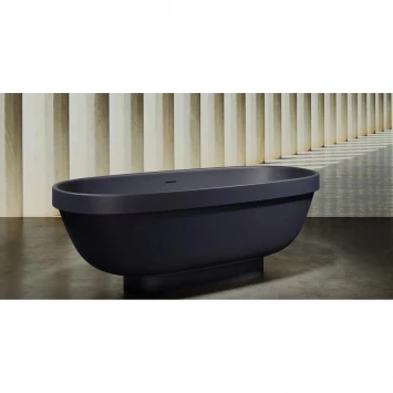 Ванна из литьевого мрамора Salini S-Stone Greca 103121MF 180x80 см, отдельностоящая, покраска по RAL матовый полностью