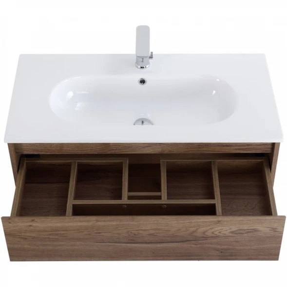 Тумба Rovere Tabacco 80 см BelBagno Kraft KRAFT-800-1C-SO-RT