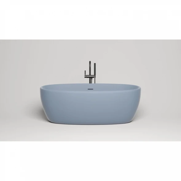 Ванна из литьевого мрамора Salini S-Stone Luce 100121MF 169x87 см, отдельностоящая, покраска по RAL матовый полностью