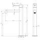 Смеситель для раковины Wonzon &amp; Woghand WW-H1064-MW белый матовый