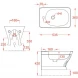 Подвесное биде Artceram Civitas CIB001 02 00