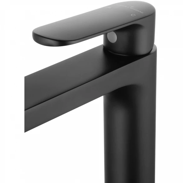 Смеситель для раковины Wonzon &amp; Woghand WW-H1034-MB черный матовый