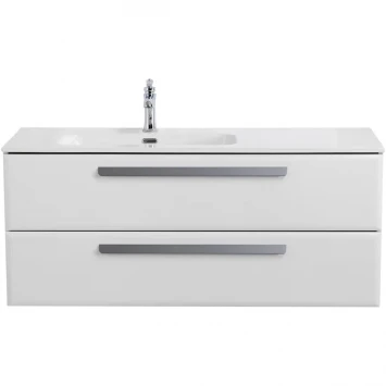 Тумба под раковину Cezares Eco ECO-CER-N-1200-2C-SO-BL-L 120 см L, подвесная, Bianco Lucido