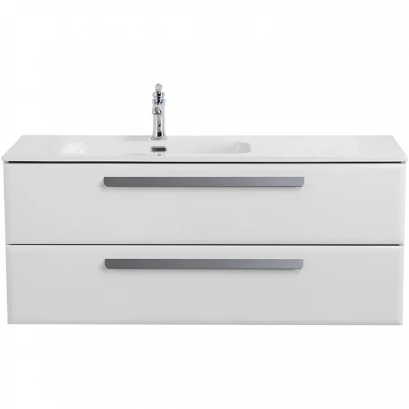 Тумба под раковину Cezares Eco ECO-CER-N-1200-2C-SO-BL-L 120 см L, подвесная, Bianco Lucido