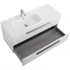 Тумба под раковину Cezares Eco ECO-CER-N-1200-2C-SO-BL-L 120 см L, подвесная, Bianco Lucido