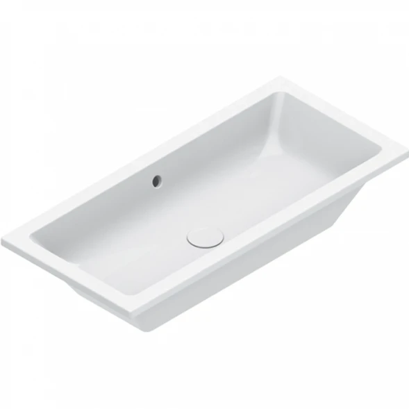 Раковина Catalano Zero 0124810001 80x37 см, встраиваемая снизу, белый глянец