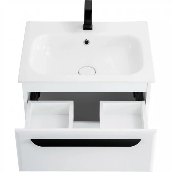 Тумба Bianco Lucido 57 см Cezares Eco ECO-CER-600-2C-SO-BL