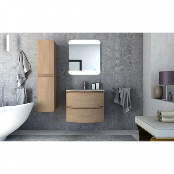 Пенал Cezares Vague 54837 подвесной L/R, Rovere Tabacco