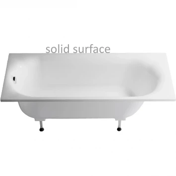 Ванна из литьевого мрамора Astra-Form Лира Solid Surface 01010094 170x70 см, белый матовый