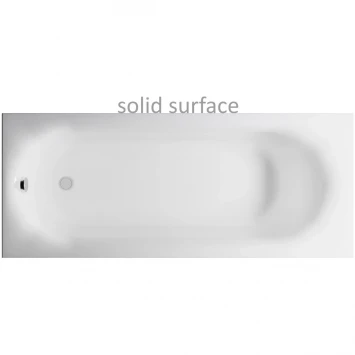 Ванна из литьевого мрамора Astra-Form Лира Solid Surface 01010094 170x70 см, белый матовый