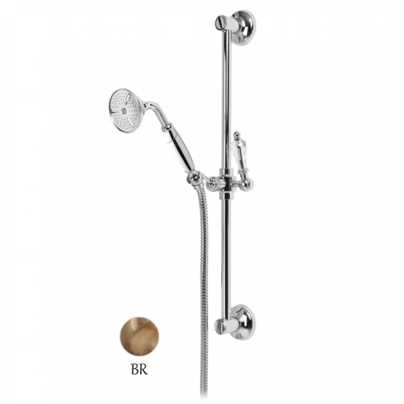 Душевой гарнитур бронза, ручка Swarovski Cezares Diamond DIAMOND-SD-02-Sw
