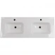 Раковина BelBagno BB1200-2-ETL 121x46,5 см, накладная, белый