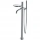 Смеситель напольный для ванны Boheme Stick Diamond 129-CRCR