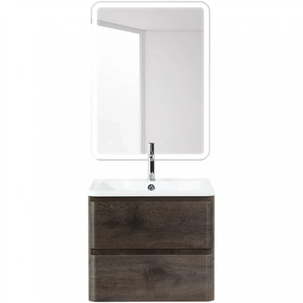 Тумба Rovere Nature Grigio 59,6 см BelBagno Albano ALBANO-600-2C-SO-RNG