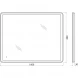 Зеркало 100x80 см BelBagno Marino SPC-MAR-1000-800-LED-TCH
