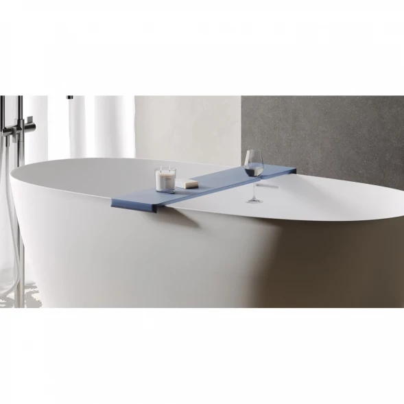 Полка на ванну Salini S-Stone Gabbiano Basic 1906202MF 90 см, покраска по RAL матовый полностью