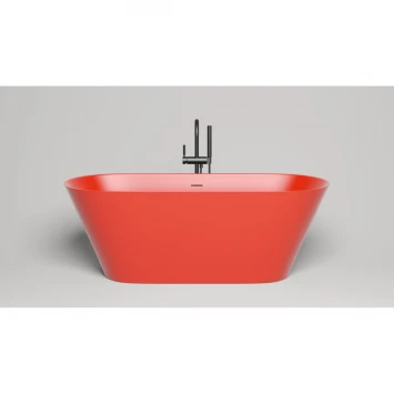 Ванна из литьевого мрамора Salini S-Stone Mona 102922MF 170x72 см, отдельностоящая, покраска по RAL матовый полностью