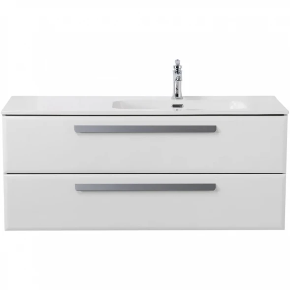 Тумба под раковину Cezares Eco ECO-CER-N-1200-2C-SO-BL-R 120 см R, подвесная, Bianco Lucido