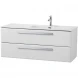Тумба под раковину Cezares Eco ECO-CER-N-1200-2C-SO-BL-R 120 см R, подвесная, Bianco Lucido
