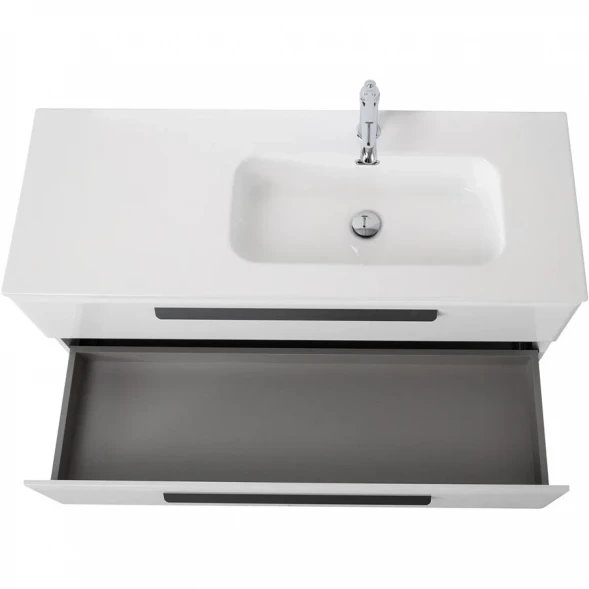Тумба под раковину Cezares Eco ECO-CER-N-1200-2C-SO-BL-R 120 см R, подвесная, Bianco Lucido