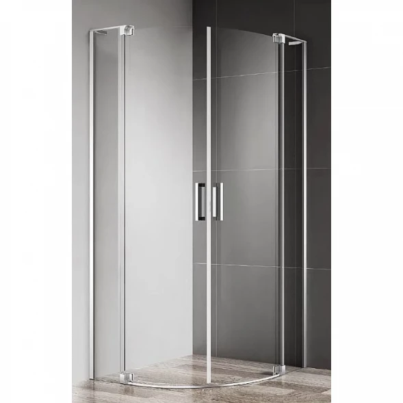 Душевой уголок 80-90x80-90 см Cezares SLIDER-R-2-80/90-C-Cr прозрачное