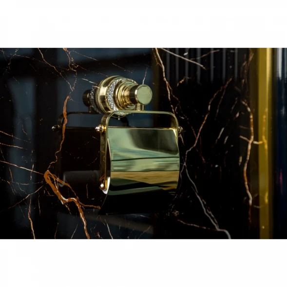 Держатель туалетной бумаги Boheme Aura 10241-G золотой