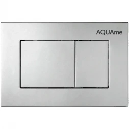 Кнопка смыва AQUAme AQM4102S для инсталляции, сатин