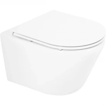 Комплект инсталляция с унитазом BelBagno Sfera BB8001CHR/SC/BB002-80/BB014-SR-BIANCO с кнопкой смыва, белый + унитаз подвесной BelBagno Tre безободковый, с сиденьем микролифт, белый