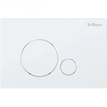 Комплект инсталляция с унитазом BelBagno Sfera BB8001CHR/SC/BB002-80/BB014-SR-BIANCO с кнопкой смыва, белый + унитаз подвесной BelBagno Tre безободковый, с сиденьем микролифт, белый
