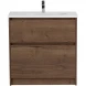 Тумба под раковину BelBagno Kraft KRAFT39-700/390-2C-PIA-RT 70,5 см, напольная, Rovere Tabacco