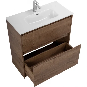 Тумба под раковину BelBagno Kraft KRAFT39-700/390-2C-PIA-RT 70,5 см, напольная, Rovere Tabacco