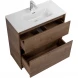 Тумба под раковину BelBagno Kraft KRAFT39-700/390-2C-PIA-RT 70,5 см, напольная, Rovere Tabacco