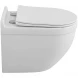 Унитаз подвесной BelBagno Senso BB017CH-TOR/SC безободковый, торнадо, с сиденьем микролифт, белый