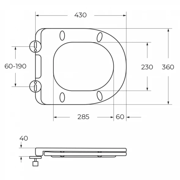 Унитаз подвесной BelBagno Senso BB017CH-TOR/SC безободковый, торнадо, с сиденьем микролифт, белый