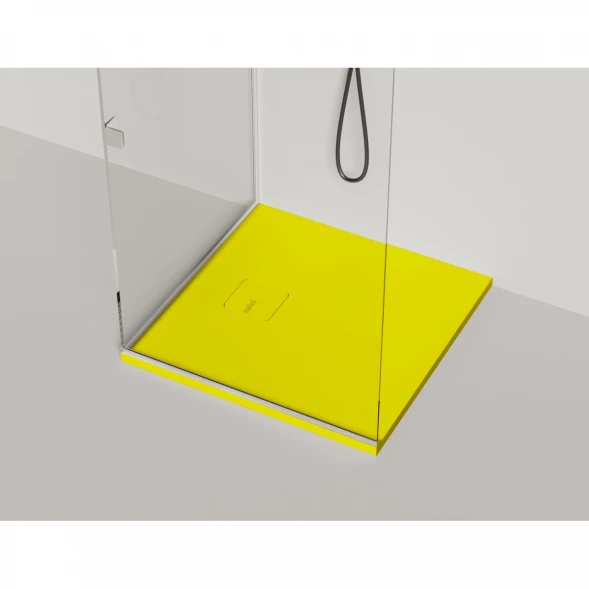 Душевой поддон Salini S-Stone Oasi 120323MF 80x80 см, из литьевого мрамора, квадратный, покраска по RAL матовый полностью